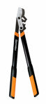 FISKARS Fiskars L5525 Power Gear Lopper, 1-3/4 in Cutting Capacity, Bypass Blade, Steel Blade, Steel Handle, Round Handle LAWN & GARDEN FISKARS