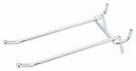 ASSA ABLOY AMERICAS RESIDENTIALI NC Pegboard Hooks, Double, Zinc-Plated, 4 In., 2-Pk.