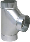 IMPERIAL Imperial GV0899 Tee, 8 in, 26 Gauge, Galvanized Steel PLUMBING, HEATING & VENTILATION IMPERIAL