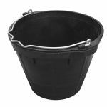 QINGDAO HUATIAN HAND TRUCK Rubber Bucket, 10-Qts.