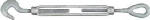 ASSA ABLOY AMERICAS RESIDENTIALI NC Turnbuckle, Hook & Eye, Galvanized, 3/8 x 6 In. HARDWARE & FARM SUPPLIES ASSA ABLOY AMERICAS RESIDENTIALI NC