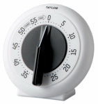 TAYLOR Taylor 5831N Timer, 60 min, White HOUSEWARES TAYLOR