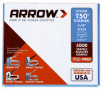 ARROW Arrow T50 Series 504IP Staple, For: ETF50PBN, ETFX50, CT50, 5100 Stapler, 3/8 in W Crown, 1/4 in L Leg HARDWARE & FARM SUPPLIES ARROW