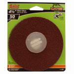 GATOR Gator 3072 Fiber Disc, 4-1/2 in Dia, 50 Grit, Coarse, Aluminum Oxide Abrasive, Fiber Backing, 3/PK TOOLS GATOR