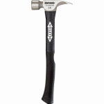MILWAUKEE ELECTRIC TOOL CORP 14 oz. Titanium Hammer, Milled Face, 18 In. Fiberglass Handle