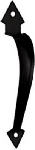 ASSA ABLOY AMERICAS RESIDENTIALI NC Black Satin Gate Pull, 8-3/4 In.