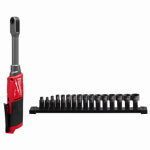 MILWAUKEE Milwaukee M12 INSIDER Series 3050-20 Extended Reach Box Ratchet, 12 V, 1/4, 3/8, 1/2 in Drive TOOLS MILWAUKEE