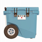 ROVR PRODUCTS RollR 45 Quart Wheeled Hard Cooler with Telescopic Handle (SOUTH PACIFIC) OUTDOOR LIVING & POWER EQUIPMENT ROVR PRODUCTS