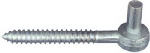 ASSA ABLOY AMERICAS RESIDENTIALI NC 5/8 x 5 In. Zinc Screw Gate Hook