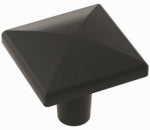 AMEROCK Extensity Cabinet Knob, Matte Black, 1-1/8 In.