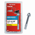 ITW BRANDS Wedge Anchors, Heavy-Duty, 1/2 x 4-1/4 In. 25-Pk. HARDWARE & FARM SUPPLIES ITW BRANDS