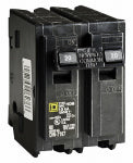 SQUARE D BY SCHNEIDER ELECTRIC Homeline 20-Amp Double-Pole Circuit Breaker