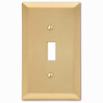 AMERTAC-WESTEK Century Wall Plate, Satin Bronze, Steel, 1 Toggle ELECTRICAL AMERTAC-WESTEK   