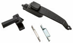 ASSA ABLOY AMERICAS RESIDENTIALI NC Screen & Storm Door Push Button Latch, Colonial Black