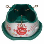 WOODLINK Christmas Tree Stand, Green Plastic, 3-5 Ft. Tree