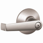SCHLAGE LOCK CO Elan Privacy Lockset, Satin Chrome