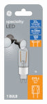 GE GE 93129031 LED Bulb, T4 Lamp, 20 W Equivalent, GY8.6 Lamp Base, Clear, Soft White, 3000 K Color Temp ELECTRICAL GE