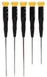 GENERAL General 700 Screwdriver Set, Steel, Chrome, Specifications: Round Shank TOOLS GENERAL