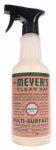 MRS MEYERS Mrs. Meyer's Clean Day 13441 Cleaner, 16 oz Spray Bottle, Liquid, Geranium CLEANING & JANITORIAL SUPPLIES MRS MEYERS