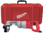 MILWAUKEE ELECTRIC TOOL CORP Variable Speed Right-Angle Drill, 7-Amp Motor, 1/2 In.