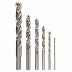J S PRODUCTS 6-Pc. Stinger Brad Point Drill Bit Set TOOLS J S PRODUCTS