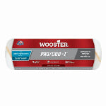 WOOSTER BRUSH Wooster RR642-9 Roller Cover, White, 3/8 in Thick Nap, 9 in L, Woven Fabric Cover PAINT WOOSTER BRUSH