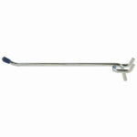 CRAWFORD Crawford 14340 Peg Hook, 4 in Projection, 5 in L x 1-1/4 in W x 1 in H Dimensions, Silver HARDWARE & FARM SUPPLIES CRAWFORD