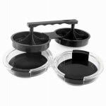MR BAR-B-Q PRODUCTS Mr. BAR-B-Q 40140Y Double Burger Press, Plastic, Plastic Handle OUTDOOR LIVING & POWER EQUIPMENT MR BAR-B-Q PRODUCTS