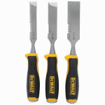 STANLEY CONSUMER TOOLS 3-Pc. Wood Chisel Set, Chrome-Steel Blades
