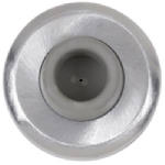 TELL MANUFACTURING Tell Manufacturing DT100084 Stop and Bumper, Silver, 2-1/2 in Dia Base, 1 in Projection, Iron, Satin HARDWARE & FARM SUPPLIES TELL MANUFACTURING