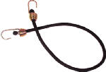 KEEPER Keeper 06182 Bungee Cord, 13/32 in Dia, 32 in L, Rubber, Black, Hook End AUTOMOTIVE KEEPER   