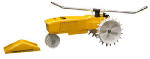 GILMOUR MFG Gilmour Mfg 818653-1011/1003 Traveling Sprinkler, 15 to 55 ft, Aluminum/Iron LAWN & GARDEN GILMOUR MFG