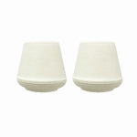 SHEPHERD HDWE. PROD., LLC. Super Slider Tips 1-1/4 inch Rubber White 2 Pc