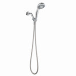 HOMEWERKS WORLDWIDE LLC Serene 6-Setting 3.5 in. Handheld Showerhead in Chrome