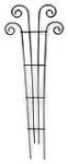 PANACEA PRODUCTS CORP-IMPORT Garden Pot Trellis, Wave, Green Steel, 48 x 16-In.