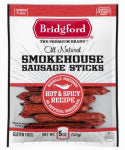 BRIDGFORD MARKETING COMPANY Smoked Sausage Sticks, Hot & Spicy, 5 oz.
