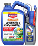 BIOADVANCED BioAdvanced 704138A Weed and Crabgrass Killer, Liquid, Black/Brown, 1.3 gal LAWN & GARDEN BIOADVANCED