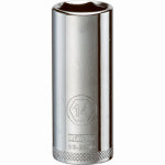 DEWALT DEWALT DWMT86289OSP Drive Hand Socket, 14 mm Socket, 1/4 in Drive, 6-Point, Steel, Polished Chrome Vanadium TOOLS DEWALT