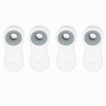 OXO INTERNATIONAL Good Grips All-Purpose Magnetic Clips, White, 4-Pk.