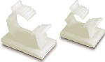 ECM INDUSTRIES LLC Adhesive-Mounted Releasable Clamp, 1/2-In., 4-Pk. ELECTRICAL ECM INDUSTRIES LLC   