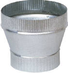 IMPERIAL Imperial GV1358 Furnace Short Increaser, 5 to 6 in Connection, 24 Gauge, Galvanized PLUMBING, HEATING & VENTILATION IMPERIAL