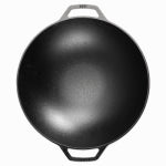 LODGE MFG 14 Inch Seasoned Cast Iron Wok