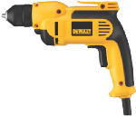 DEWALT DEWALT DWD112 Electric Drill, 8 A, 3/8 in Chuck, Keyless Chuck, Includes: (1) Soft-Grip Handle, (1) Belt Hook TOOLS DEWALT