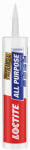 LOCTITE Loctite 2154740 Adhesive Caulk, Clear, 24 hr to 2 weeks Curing, 40 to 100 deg F, 10 oz Cartridge PAINT LOCTITE