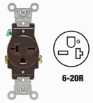 LEVITON MFG CO BRN SINGLE OUTLET ELECTRICAL LEVITON MFG CO
