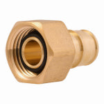 SHARKBITE/CASH ACME SharkBite PEX-A Brass 1/2 In. x 1/2 In. FNPT Swivel Adapter