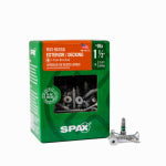 SPAX #10 x 1-1/2" Exterior Flat Head Wood Deck Screws  Construction Torx T-Star Plus (125 EA) 1 LB