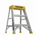 WERNER LADDER COMPANY Werner 2 Ft. Aluminum Step Stool with 300 Lb. Load Capacity Type IA Ladder Rating