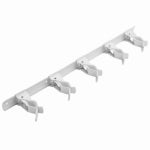 ASSA ABLOY AMERICAS RESIDENTIALI NC Tool Storage Clips, White Steel