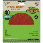 ALI INDUSTRIES Stick-On Extra-Coarse Sanding Disc, 6 In., 3-Pk.
